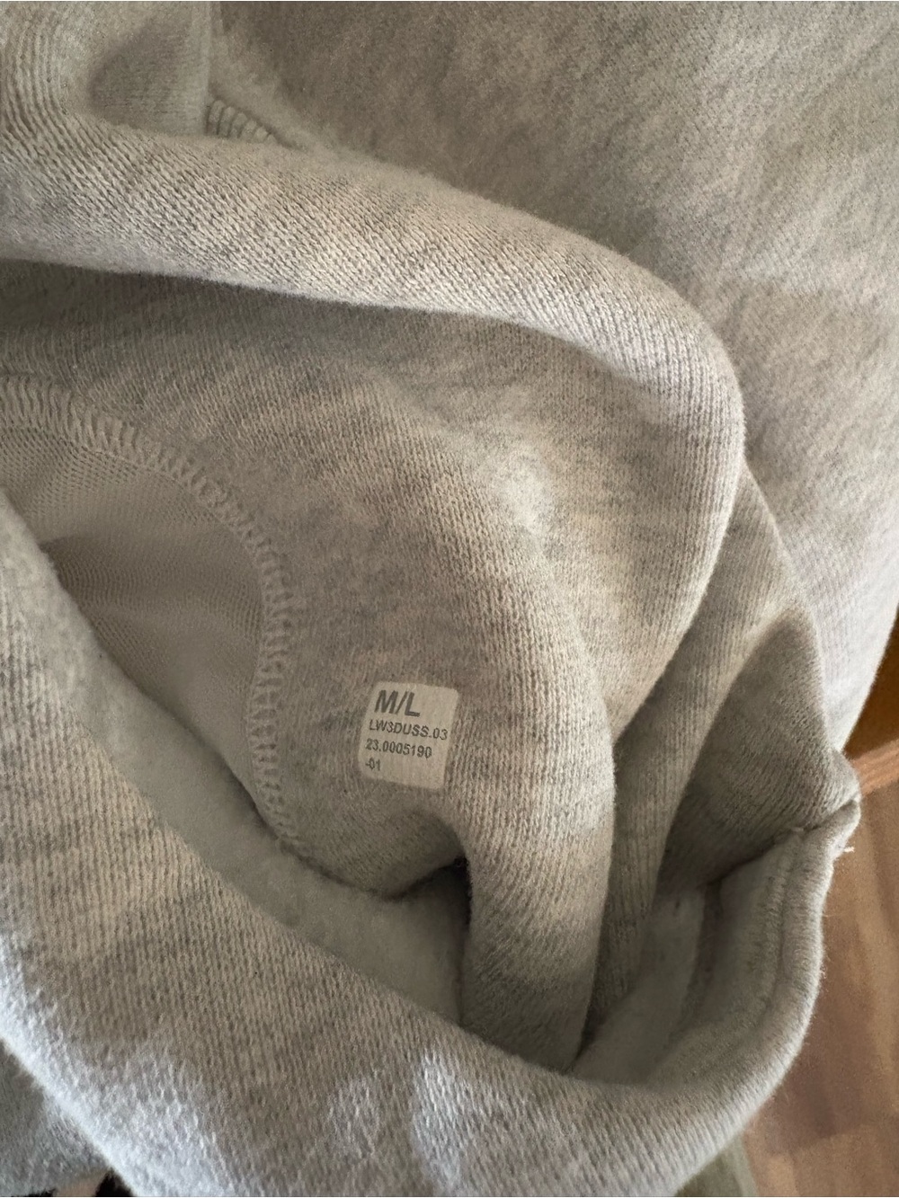 lululemon athletica Light Gray Cropped Half-Zip Hoodie - Picture 9 of 9